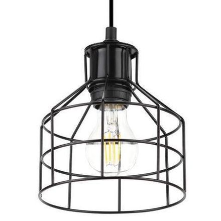 Светильник подвесной PL9 BK макс. 60Вт E27 d160мм металл черн. ЭРА Б0037456