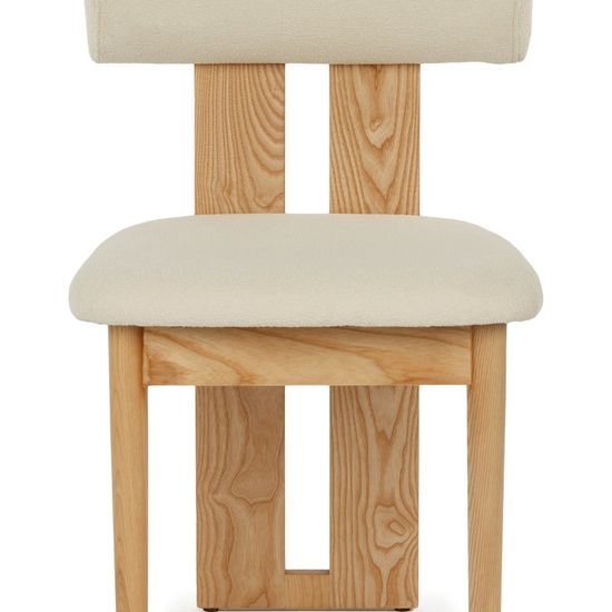 Стул Jennifer дерево и бежевая ткань