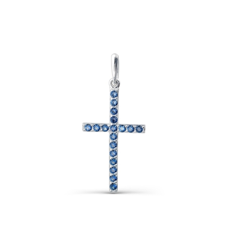 Подвеска из золота с сапфирами