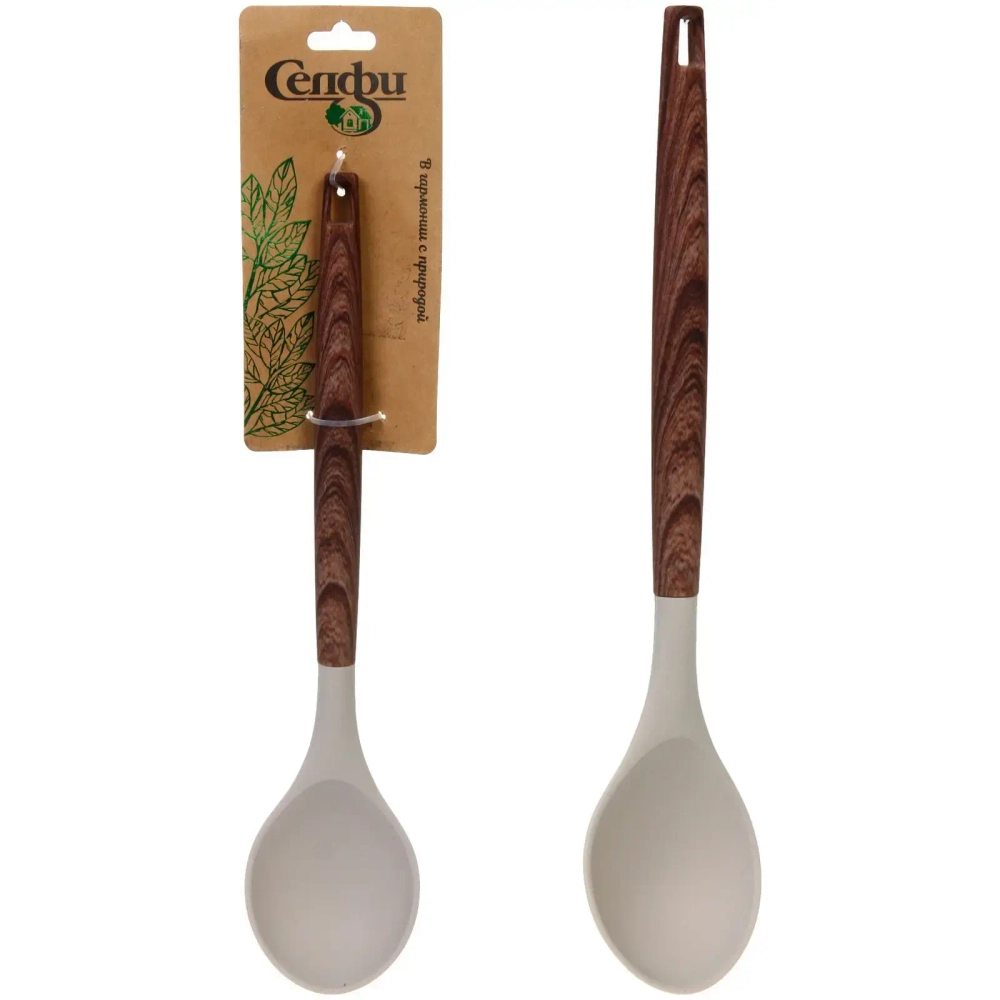 Ложка кухонная силиконовая «АМАДЕО» 32см