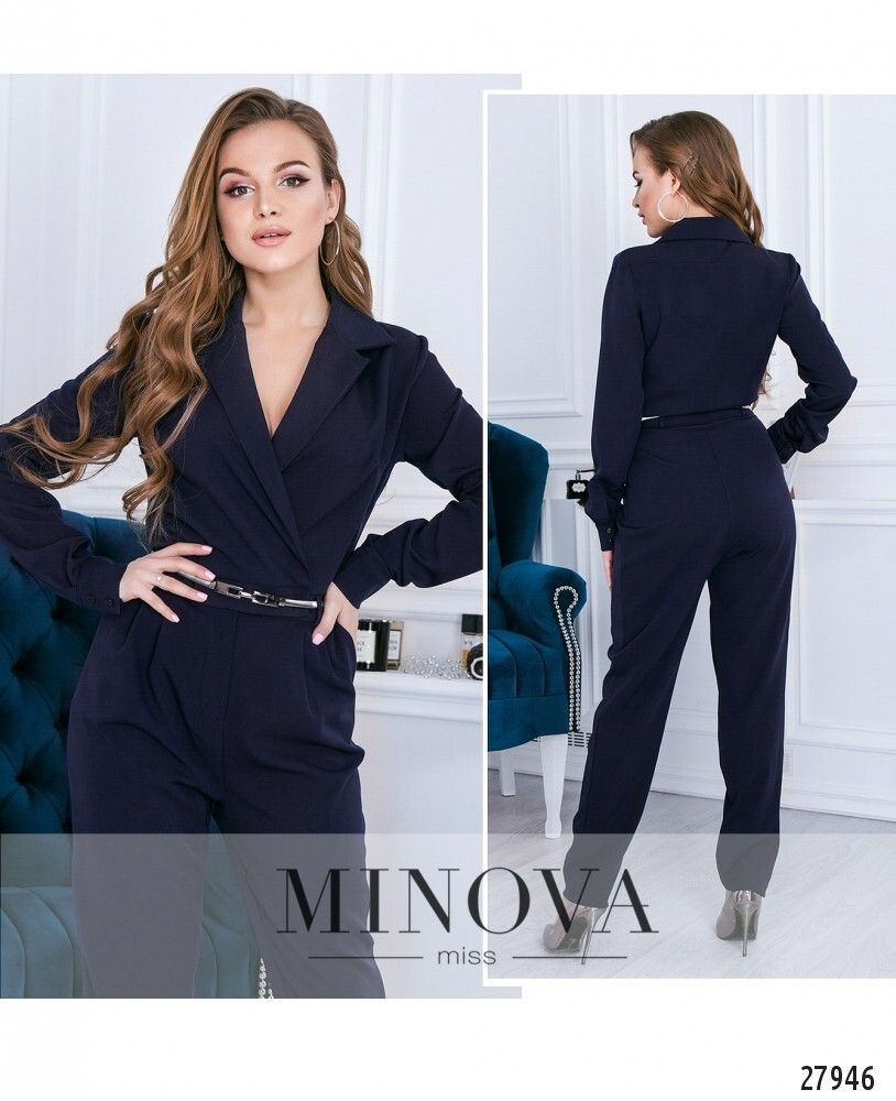 Комбинезон 4002-темно-синий Minova