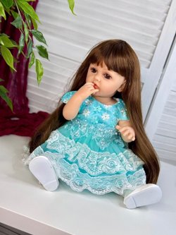 Кукла Реборн виниловая 55см (XZ-009)