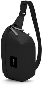 Сумка слинг антивор Pacsafe Go Sling, черная смола, 2.5 л.