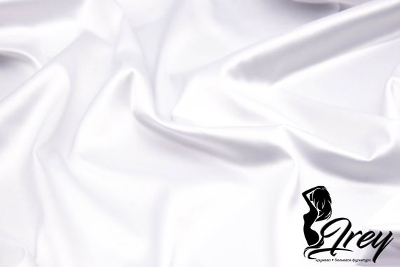 Атлас-стрейч бельевой, арт.03, белый 001