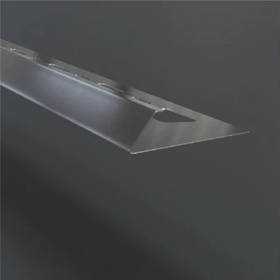Наружный профиль для керамической плитки ZKG, нержавеющая сталь шлифованная