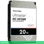 Жесткий диск WD Ultrastar DC HC560 20Tb 0F38785 (WUH722020BLE6L4)
