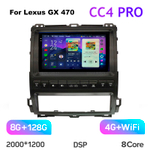 Teyes CC4 Pro 9" для Lexus GX 470 2002-2009 (для авто с монитором)