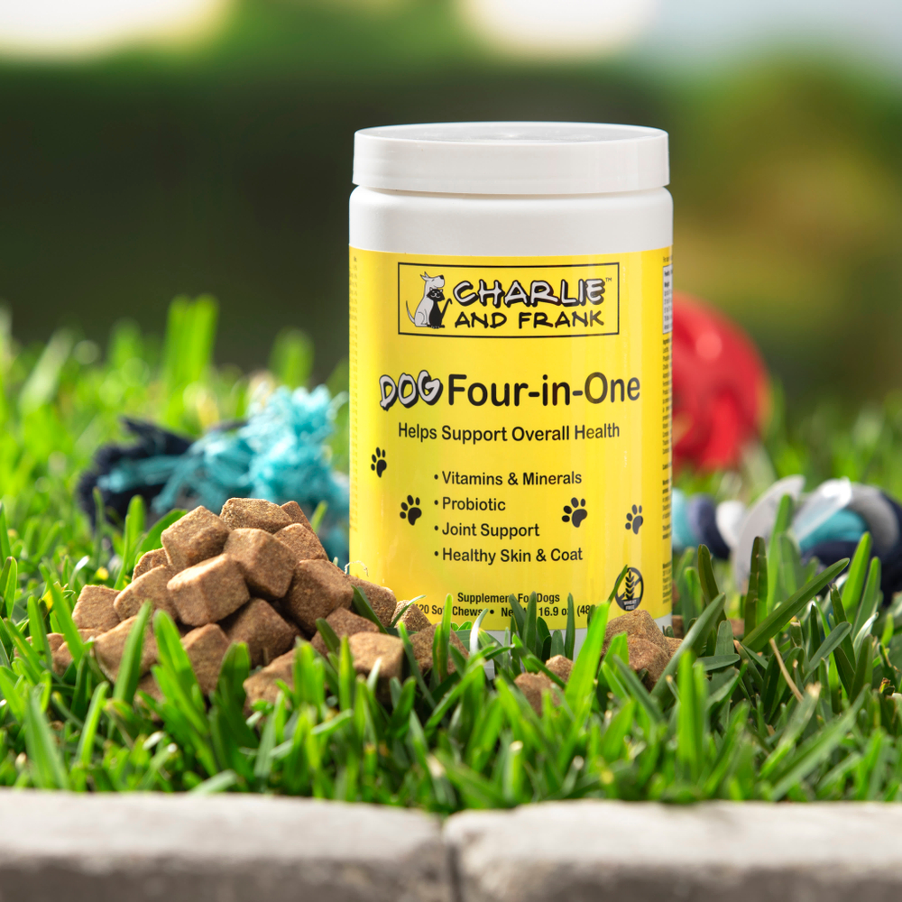 Charlie and Frank, Dog Four-in-One, 120 мягких жевательных таблеток