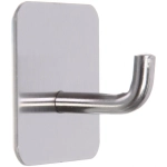 Крючок из нержавеющей стали на липкой основе 3М «БАСТОФ», форма квадрат, нагрузка до 5кг/4,5см