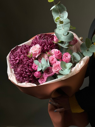 Сборный букет «Мисти бигуди»