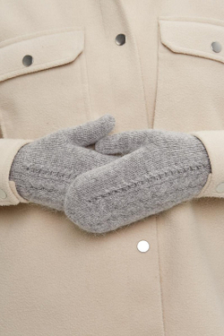 Варежки В028-03 серые