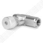 STU-G3/8-1111-1 - Дроссель трубного монтажа c рукояткой, G3/8, с обратным клапаном