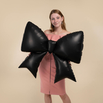 Шар Бант черный, сатин