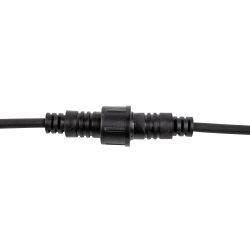 UDL-K230 6-E27-5M IP54 BLACK BELT-LIGHT GREENHOUSE Гирлянда для освещения теплиц. 5м + 3м сетевой шнур. 6 подвесов 1м с патроном E27. шаг 100см. Чёрная. TM Uniel