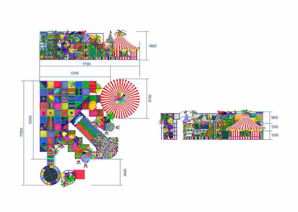 Детский игровой лабиринт «Цирковая Страна Чудес»