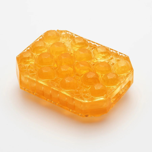 Мастурбатор‑стимулятор Tenga Uni Topaz 2‑в‑1, 5.8 см, оранжевый