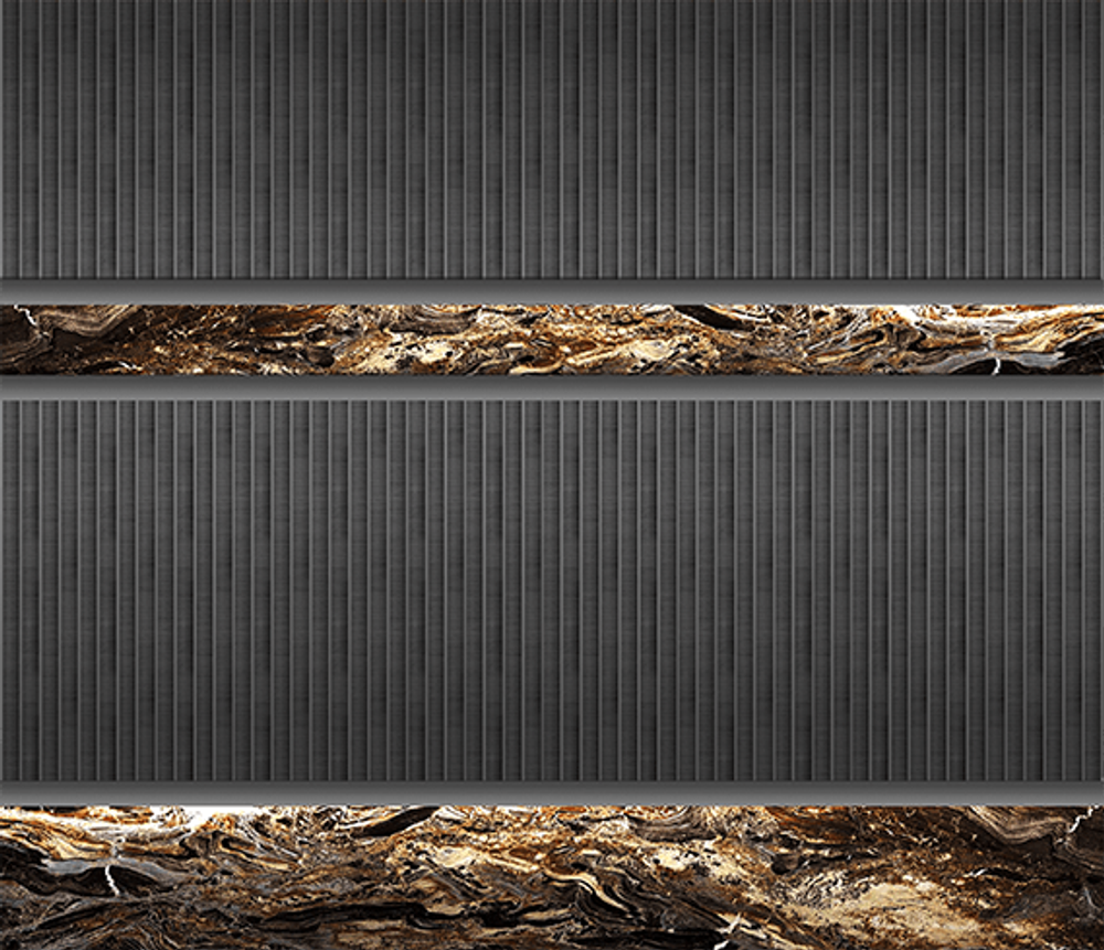 Стеновая панель HiWood декорированная, 270x12 см