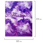 Тетрадь на кольцах А5 165х215 мм, 120 листов, твердый картон, клетка, BRAUBERG, "Blur", 404714