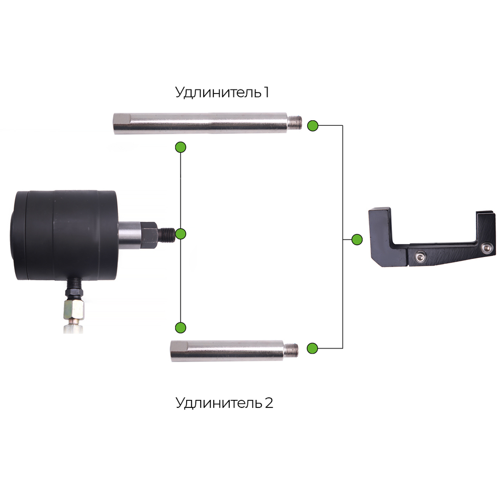 Съемник дизельных форсунок пневматический Car-Tool CT-3208