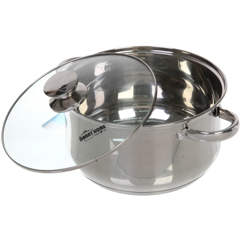 Кастрюля из нержавеющей стали OLIVIA 6,1 л, индукция, DH12-24