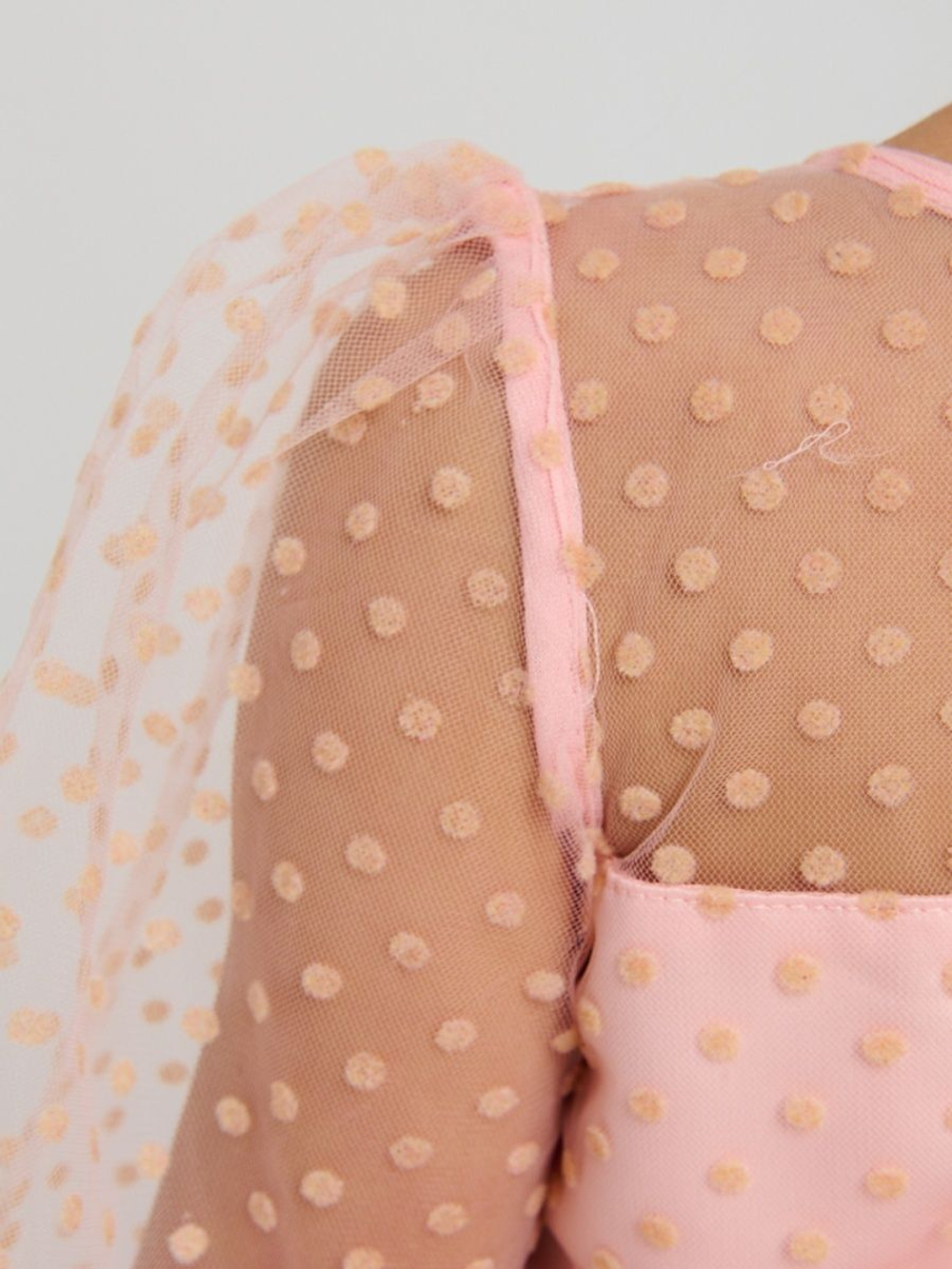 Пышное платье Уэнсдэй Аддамс (Wednesday Addams) в горох