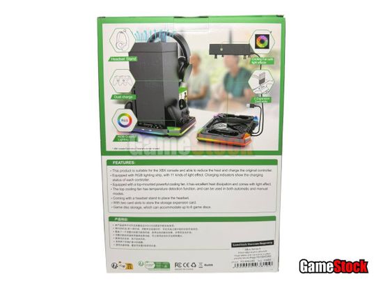 XBox Series X Многофункциональная подставка для консоли и двух джойстиков (Pega PG-XBX028S)