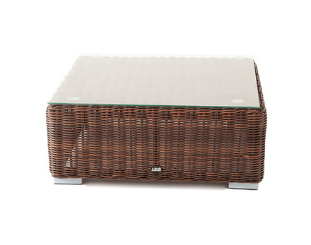 "Лунго" журнальный столик плетеный, цвет коричневый