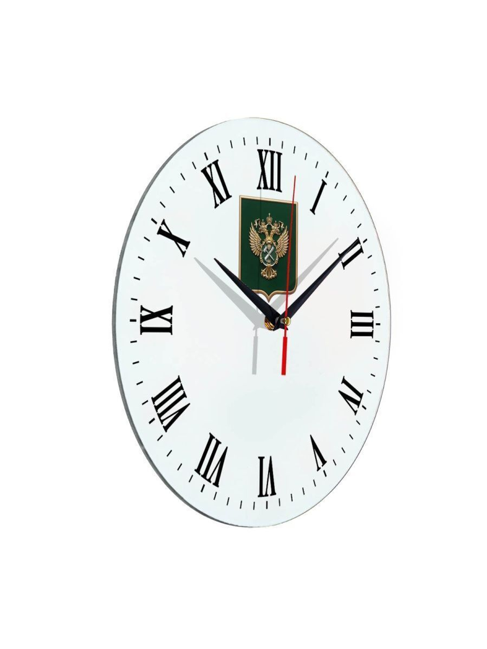 Настенные часы "герб Росимущества щит 39"