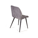 Стул Crystal, бархат светло-серый 26