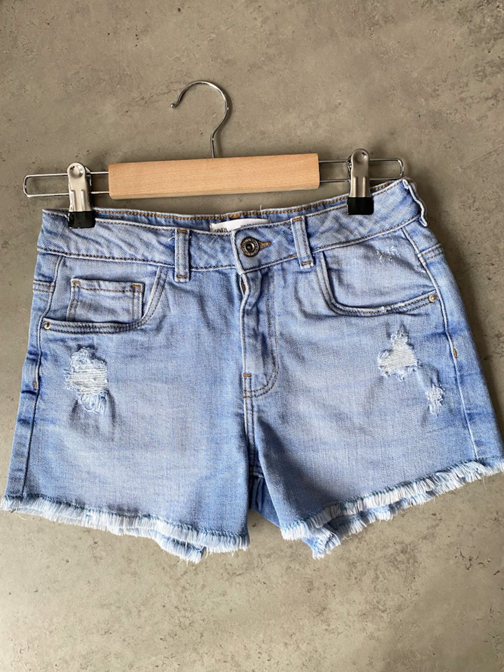 Джинсовые шорты  Zara, 152