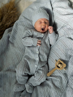 Плед и пояс "Оригами", Серый