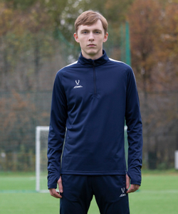 Джемпер тренировочный CAMP Training Top 1/4 Zip, темно-синий