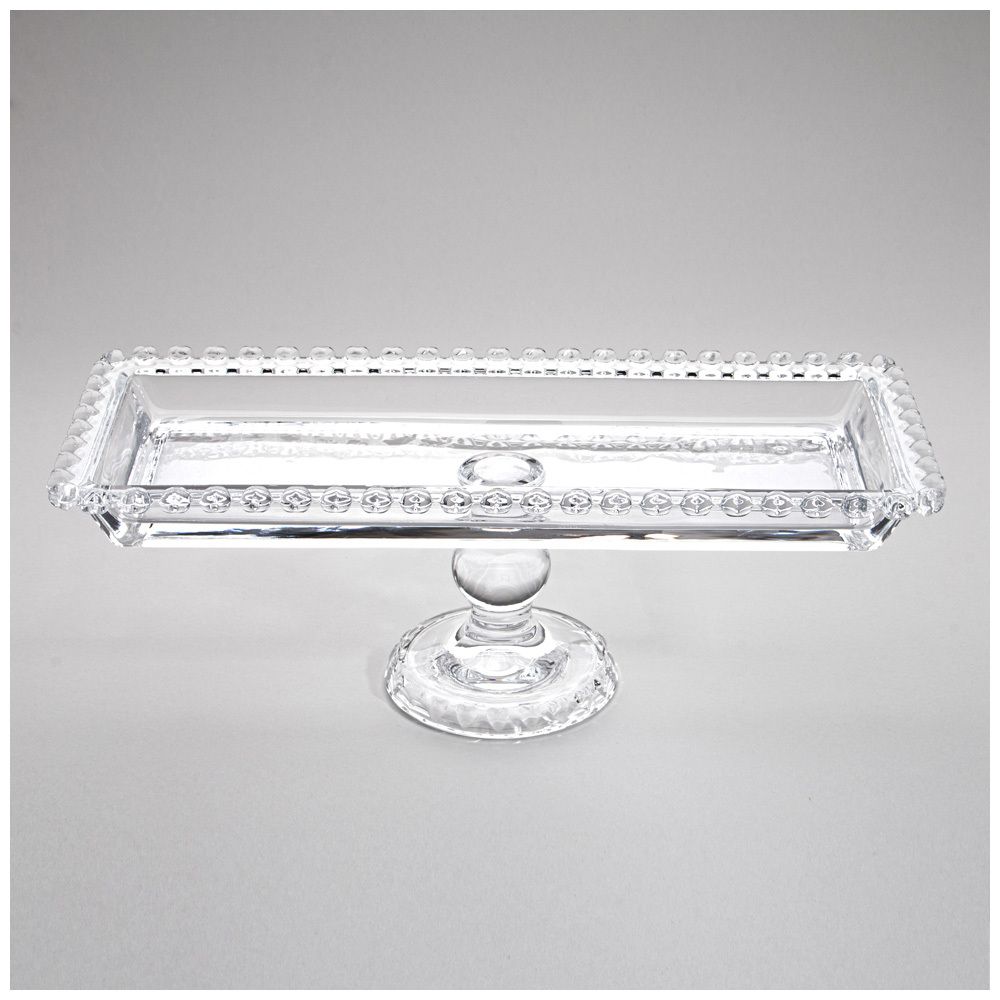 БЛЮДО СЕРВИРОВОЧНОЕ "SWEETY" НА НОЖКЕ 30Х13Х10 СМ