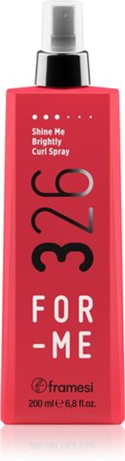 Framesi For-Me Curl & Volume - спрей для блеска вьющихся волос /   200  ml  / GTIN 8059606680903