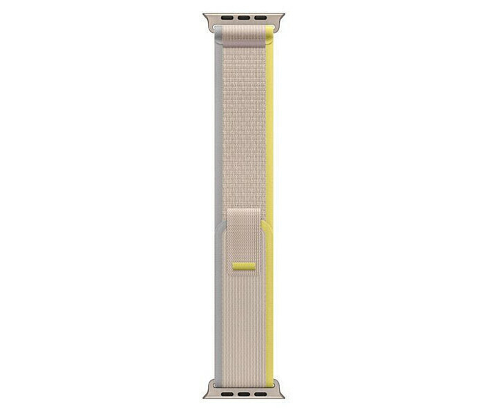Умные часы Apple Watch Ultra GPS + Cellular, 49mm Titanium Case with Yellow/Beige Trail Loop