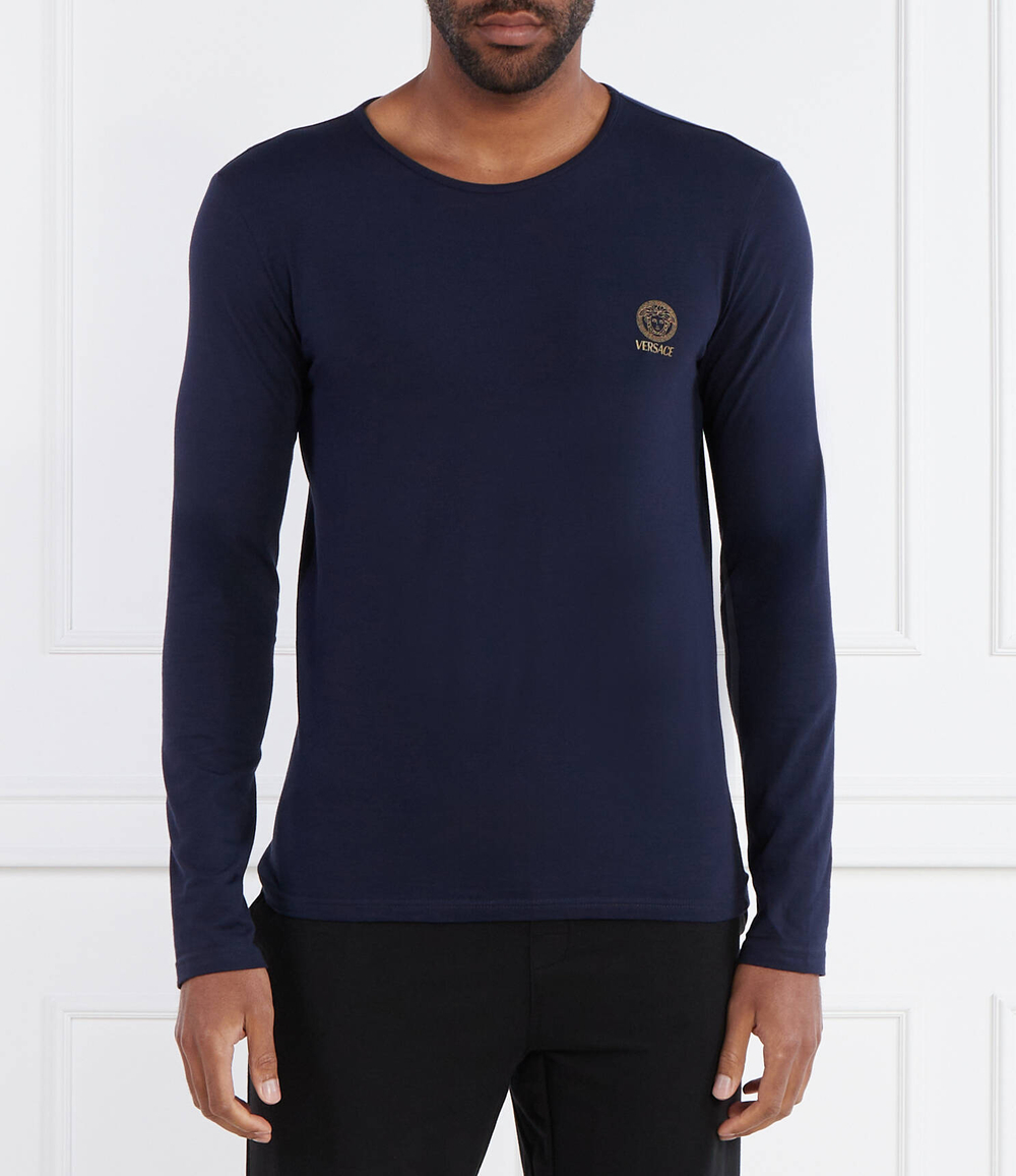Лонгслив Versace - темно-синий(AUU01007 1A10011)