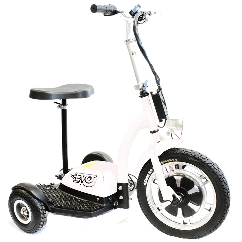 Трехколесный электросамокат Mytoy, цвет белый