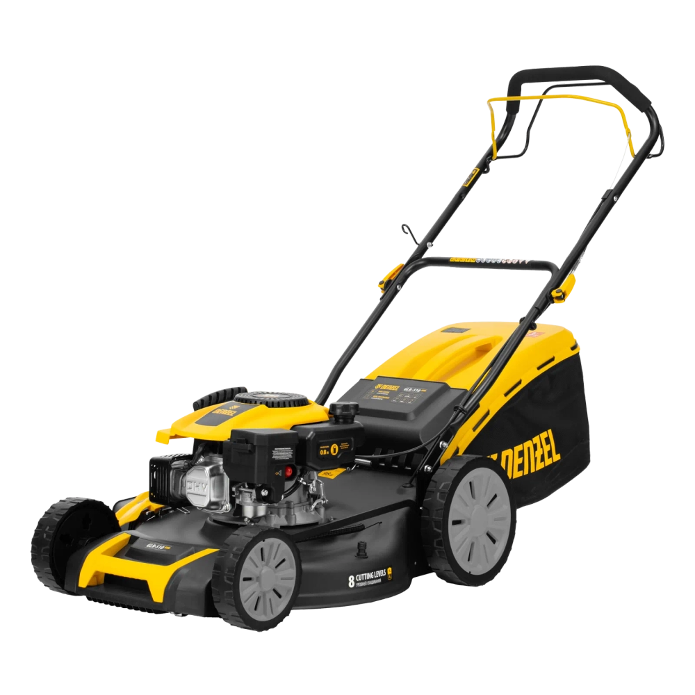 Газонокосилка бензиновая DENZEL GLR-510SP-K, 180 см3, ширина 51 см, привод, травосборник 65 л (58804)