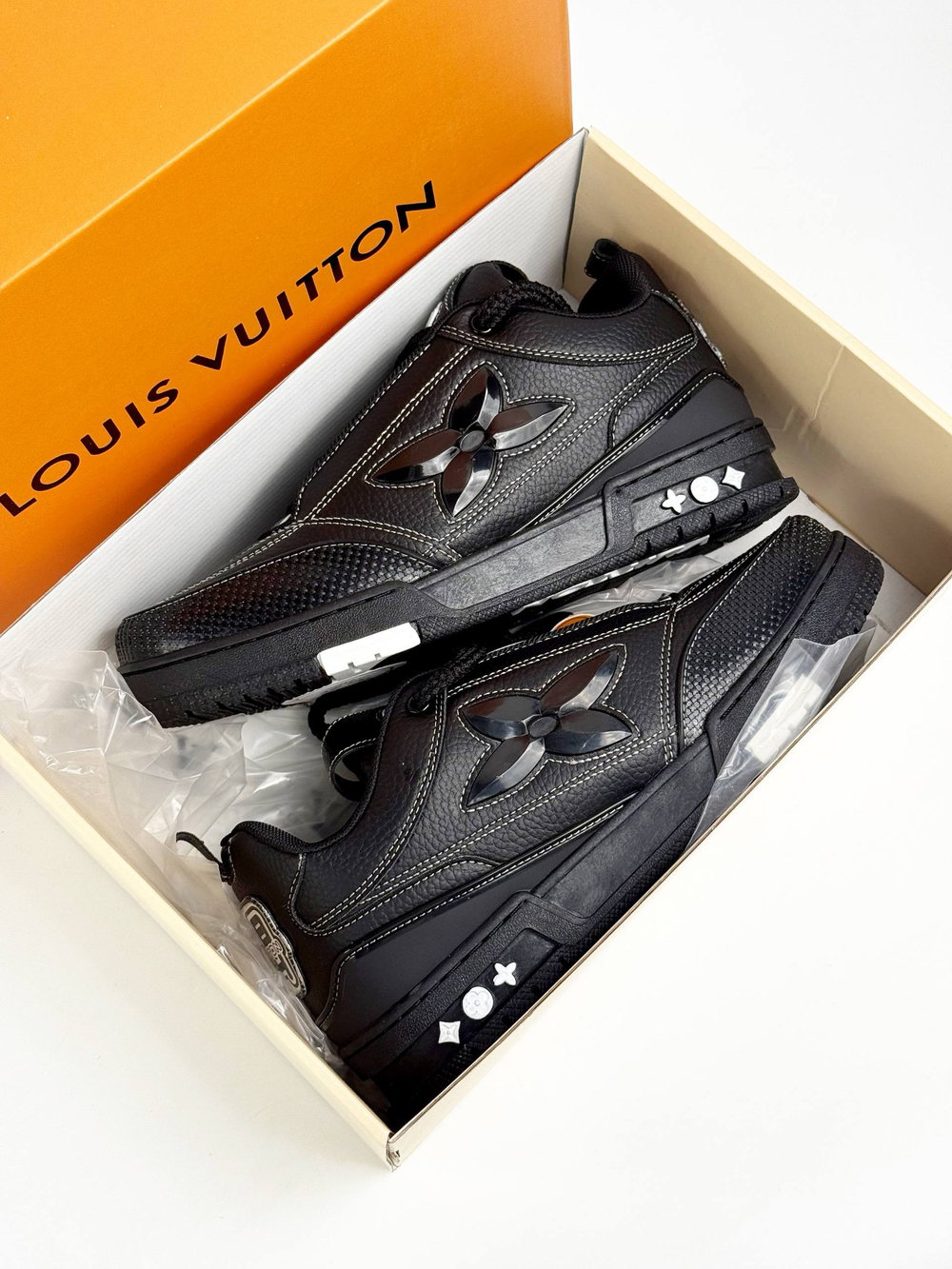 Кроссовки Louis Vuitton Skate Sneaker #B119 (черн.)