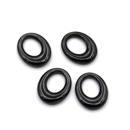 Подвеска овальная, керамика