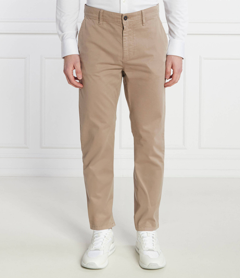Брюки Chino_tapered BOSS ORANGE - коричневый(50510917)