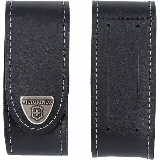 Чехол VICTORINOX (кожа) на ремень Мод. #4.0520.3 (черный)(37 x 94 x 41 мм)