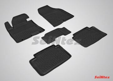 Резиновые коврики в салон Kia Ceed II (2012-2018) "Высокий борт"
