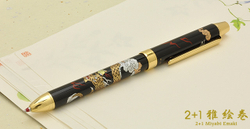 Многофункциональная ручка Pilot 2+1 Miyabi Emaki (Дракон)