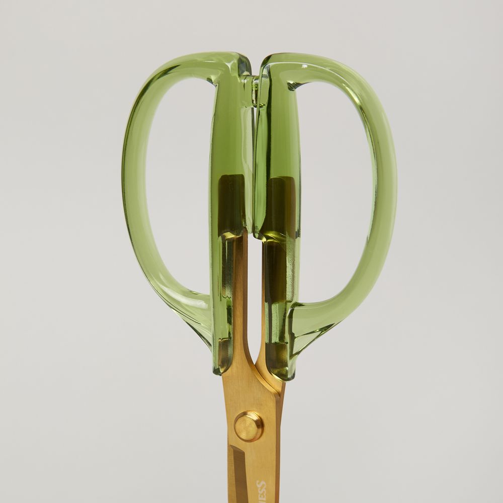 КУХОННЫЕ НОЖНИЦЫ ЦВЕТ ИЗУМРУД, ТИТАНОВОЕ ПОКРЫТИЕ ЛЕЗВИЯ, 19,5 СМ (МАЛ=12ШТ)