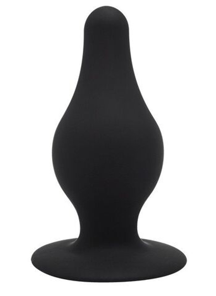 Черная малая анальная пробка SileXD - 7,2 см.