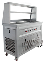 Фризер для жареного мороженого Foodatlas KCB-2F (контейнеры, стол для топпингов)