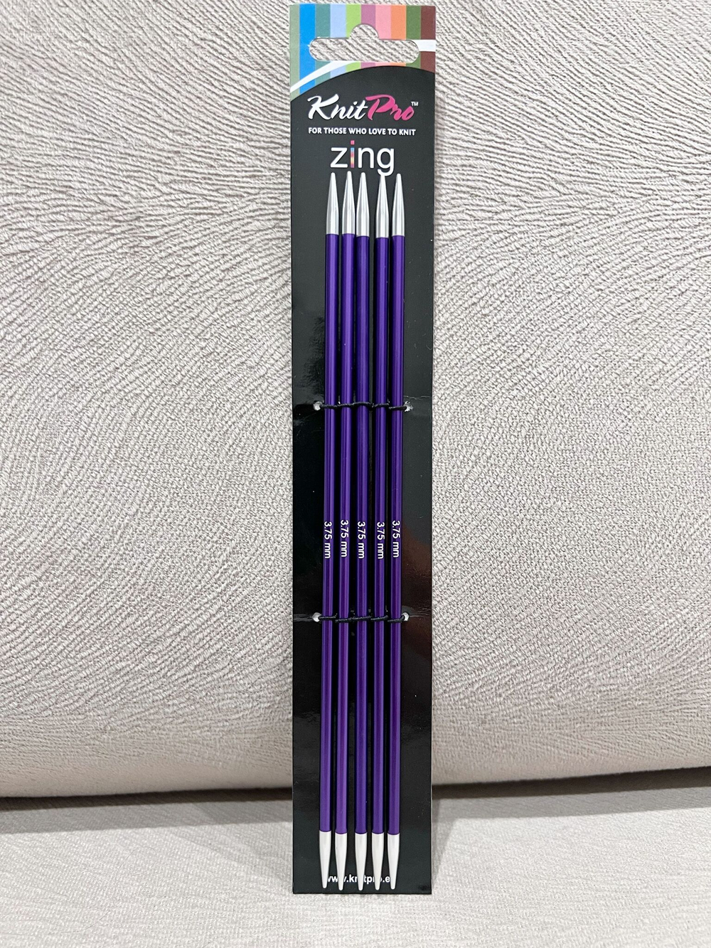 Спицы чулочные Zing 2,75мм/20см, KnitPro