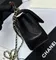 Стеганая сумка Chanel classic flap с ручкой, черный