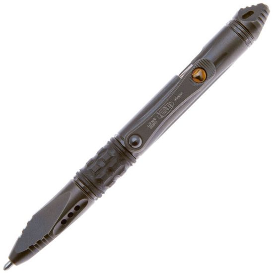 Ручка тактическая Microtech "Kyroh-MINI" - титановый корпус, карбоновый держатель, покрытие DLC + тритиевая вставка